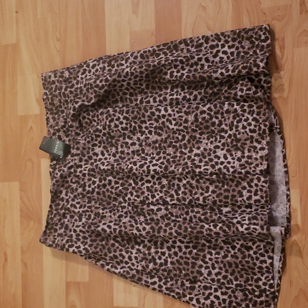 Lepard mini skirt
